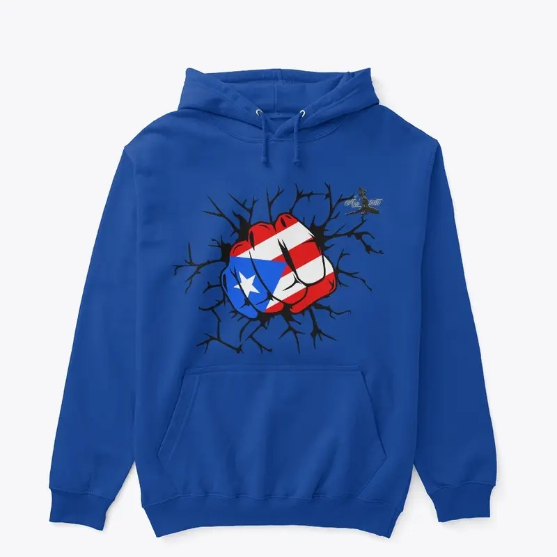 Puerto Rican hoodie Flag punch