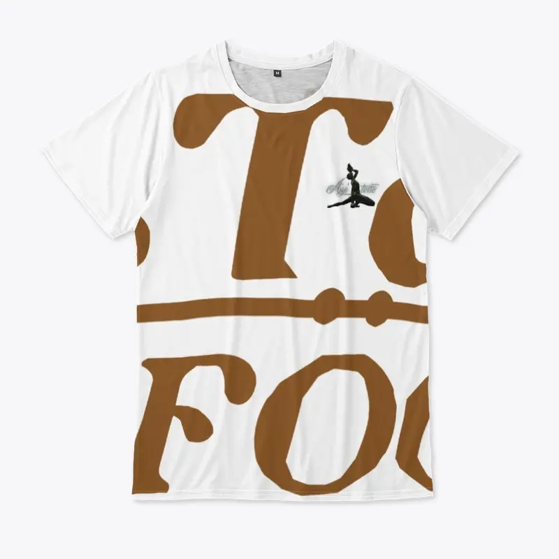 Stay focus tee print all over