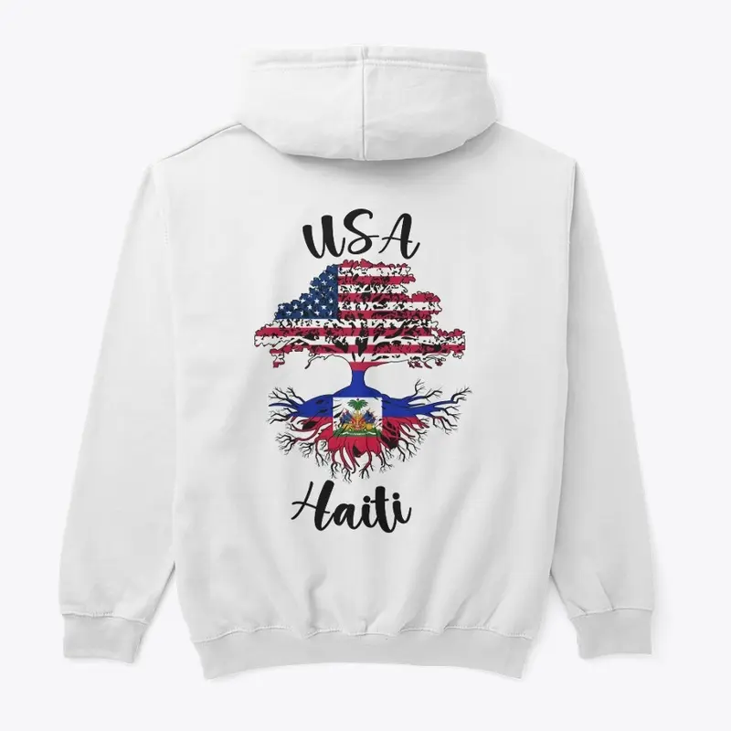 Haiti and USA hoodie