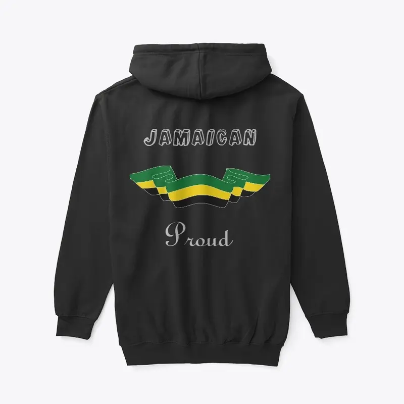 Proud Jamaican full zip hoodie